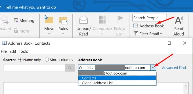 Corrigir Microsoft Teams que não mostram todos os contatos
