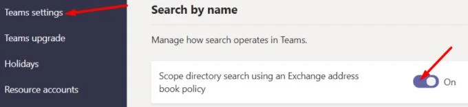 Corrigir Microsoft Teams que não mostram todos os contatos
