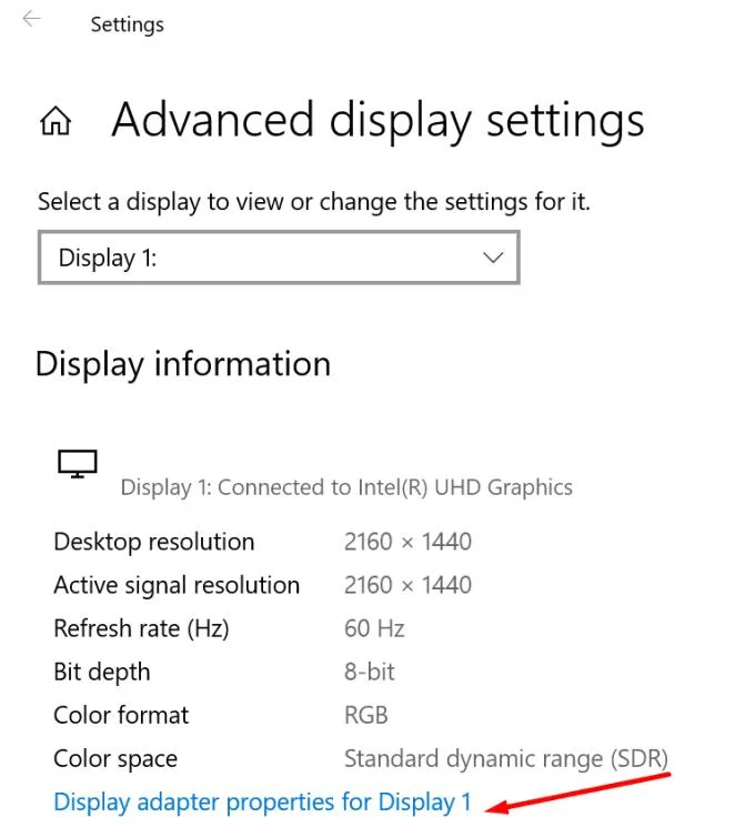 Khắc phục màn hình mở rộng không hoạt động trên Windows 10