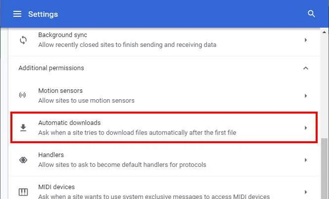 Google Chrome: Desativar downloads automáticos