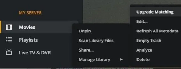 Plex: wystąpił nieoczekiwany błąd podczas ładowania tej biblioteki