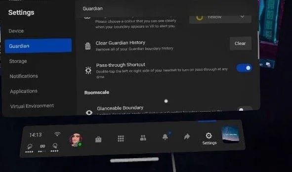 VR Oculus Quest 2：如何配置新的房間尺度邊界