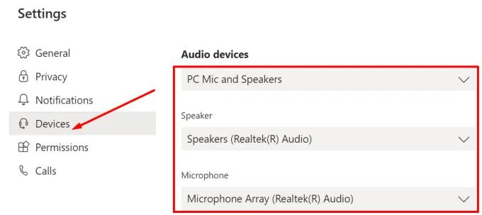 Microsoft Teams koppelt Bluetooth-koptelefoon los
