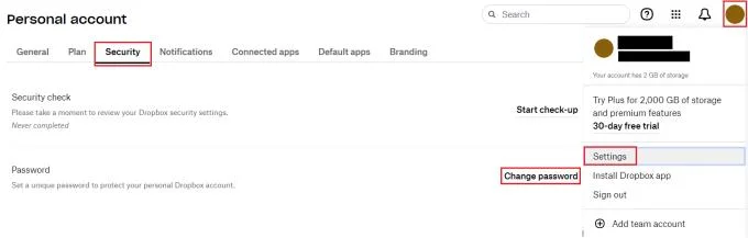 Dropbox: jak zmienić hasło Dropbox: jak zmienić hasło