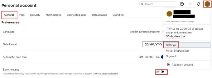 Dropbox: jak włączyć funkcje beta Dropbox: jak włączyć funkcje beta