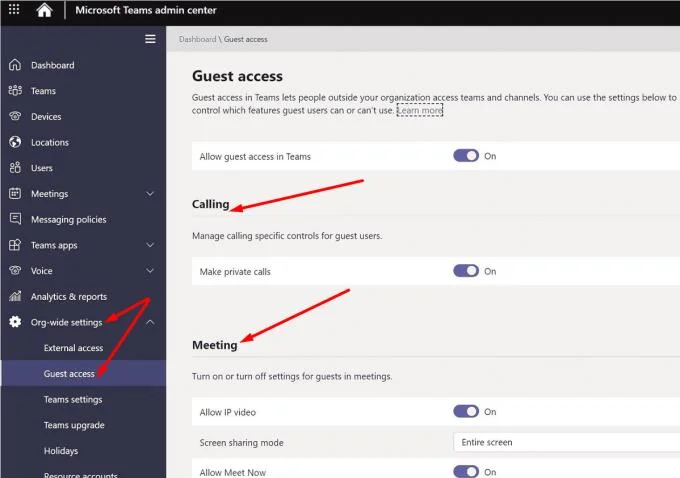 Microsoft Teams：ゲストアクセスを管理する方法