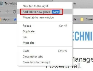 Jak grupować otwarte karty w Chrome