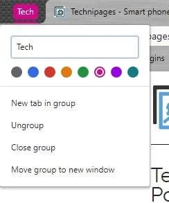 Jak grupować otwarte karty w Chrome