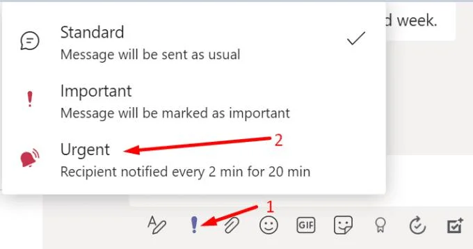 在 Microsoft Teams 中禁用緊急消息