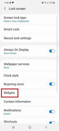 Widgets toevoegen of verwijderen – Galaxy S 21 Plus
