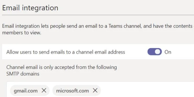 Corrigir e-mail do canal do Microsoft Teams que não funciona