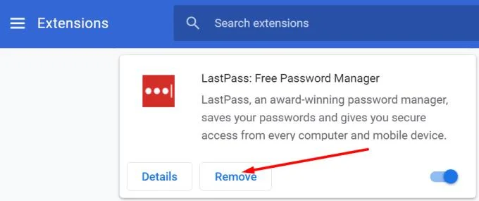 Cách sửa mã lỗi LastPass 1603