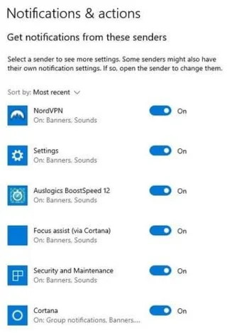 Windows10アクションセンターとは何ですか。