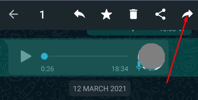 送信者が知らないうちにWhatsAppオーディオを聞く