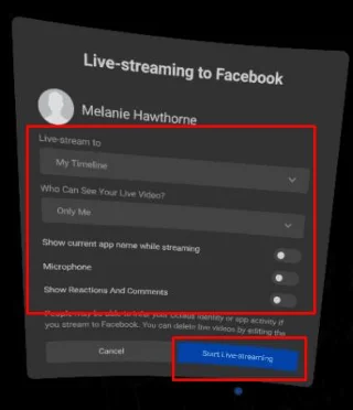 VR Oculus Quest 2：如何流式傳輸到 Facebook