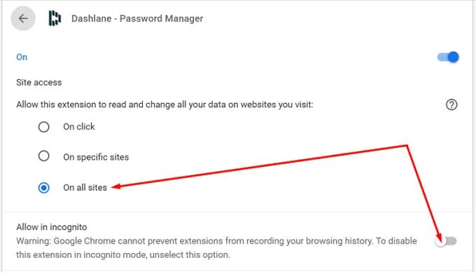Napraw Dashlane nie działa w Google Chrome