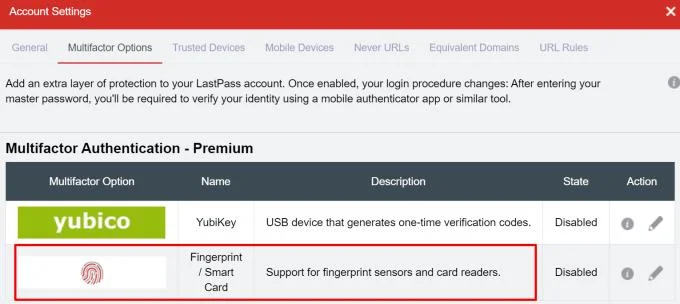 如何修復 LastPass 無法識別指紋