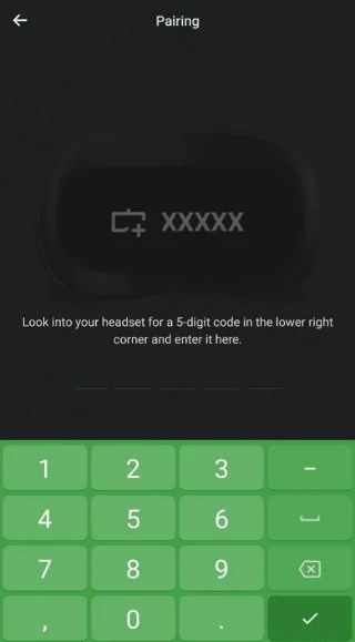 Geben Sie bei Bedarf den Pairing-Code für Ihr Headset ein