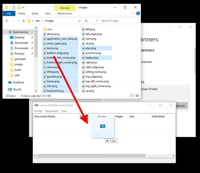 Windows 10: Cómo imprimir varios archivos