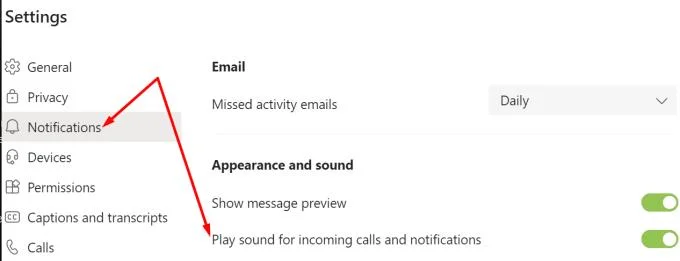 Correção: o toque secundário do Microsoft Teams não funciona