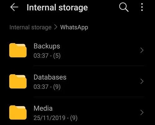 WhatsApp: Google 드라이브 백업에서 채팅을 복원할 수 없음