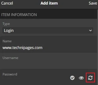 Bitwarden：パスワードを生成する方法