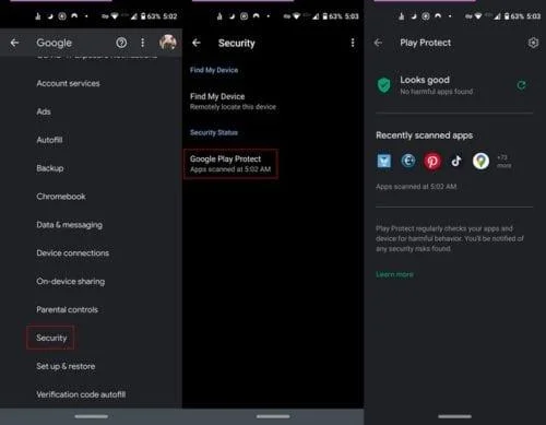 Jak włączyć / wyłączyć Google Play Protect w Androidzie?