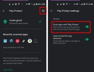 Jak włączyć / wyłączyć Google Play Protect w Androidzie?