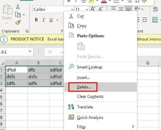 Jak usunąć wiele wierszy programu Excel jednocześnie?