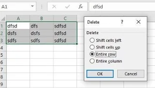 Jak usunąć wiele wierszy programu Excel jednocześnie?