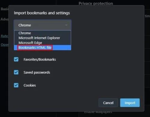 Jak importować zakładki z Chrome do Opery?