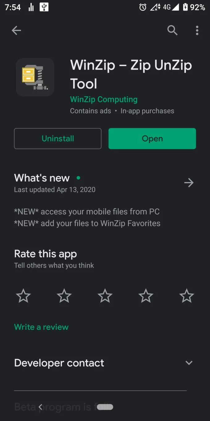 Jak spakować pliki w systemie Android Zip