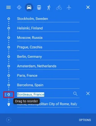 Jak ustawić wieloetapowe wskazówki w Mapach Google