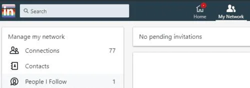 Jak przestać obserwować kogoś na LinkedIn