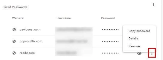 Zarządzanie hasłami w Chrome