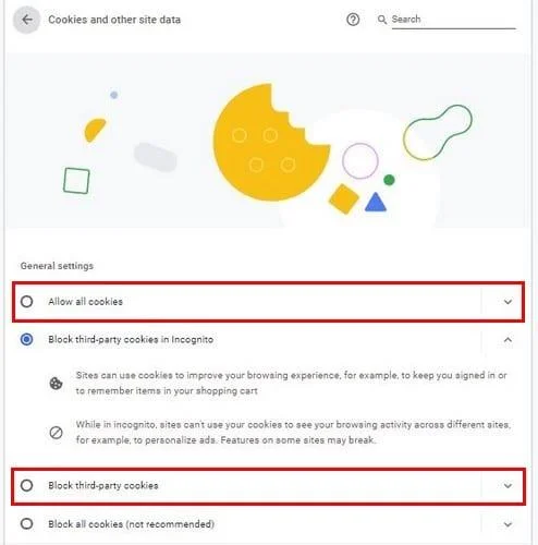 Firefox、Chrome、Opera、EdgeでCookieを有効/無効にする方法