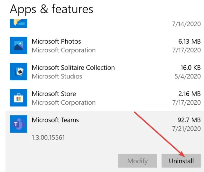 Rozwiązywanie problemów z kodem błędu Microsoft Teams caa30194