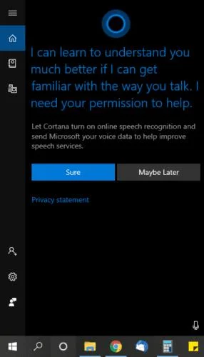 Jak włączyć Cortana Voice dla komputera stacjonarnego?