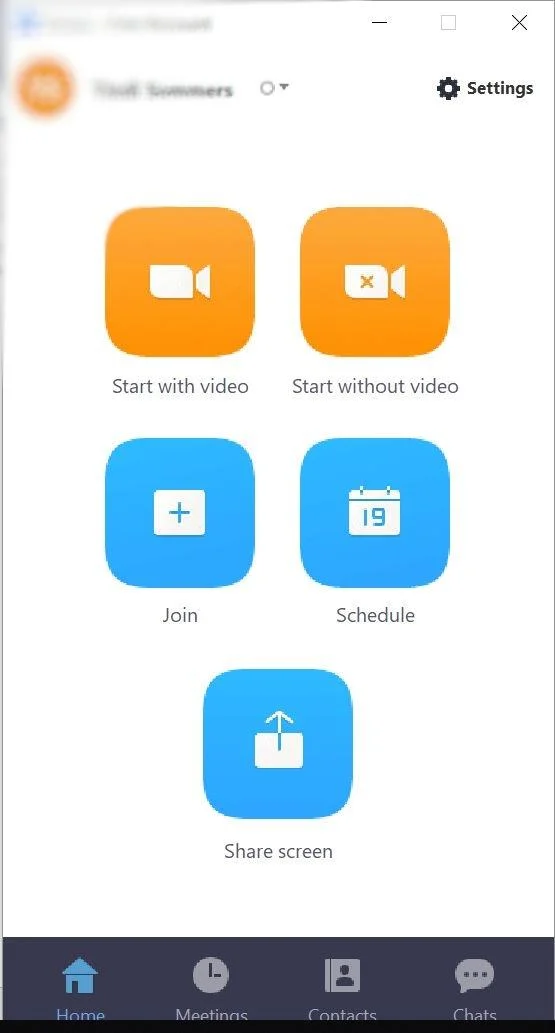 Definição de notificações de palavras-chave em bate-papos com zoom