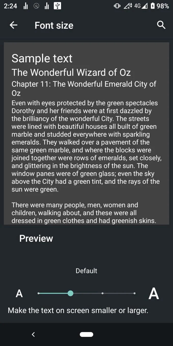 Włączanie trzykrotnego powiększenia na Androidzie