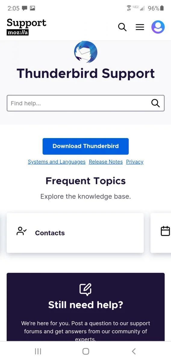 Hoe Thunderbird-contacten naar de iPhone te importeren
