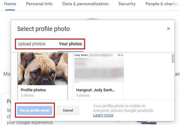 如何更改您的 Gmail 個人資料圖片