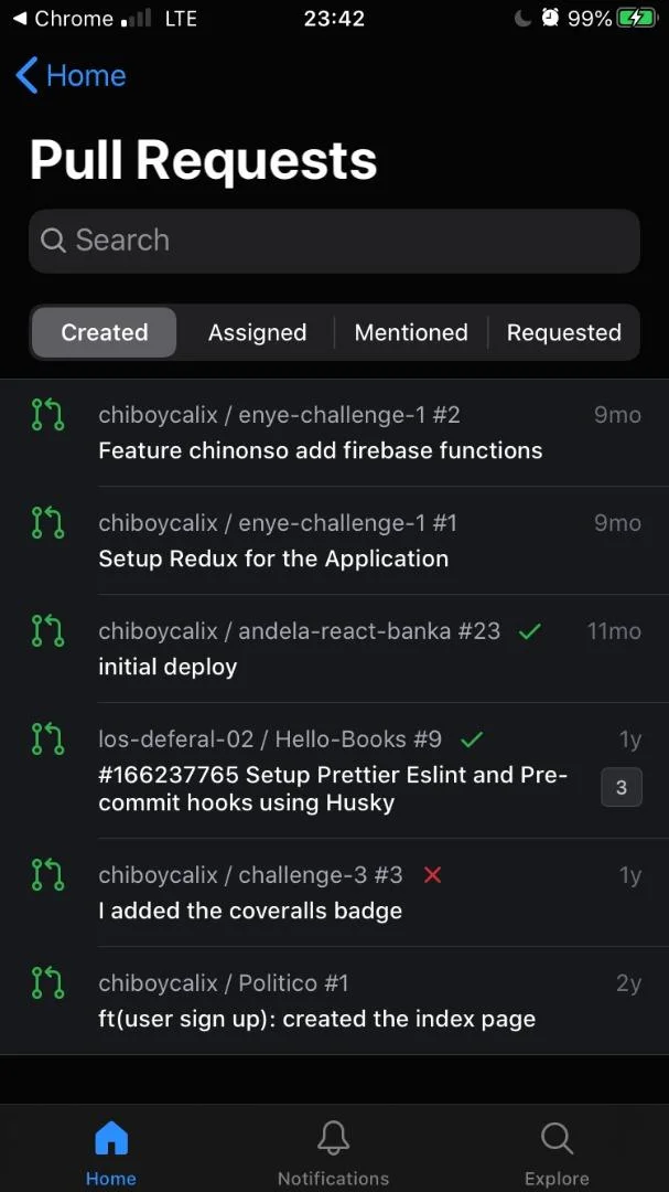การทำเครื่องหมายไฟล์ว่าดูใน GitHub App