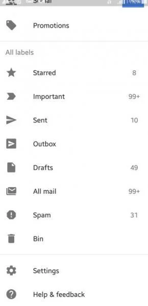 การปิดการซิงค์ข้อมูลอัตโนมัติในแอป Gmail