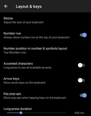 De toetsenbordindeling wijzigen in het Swiftkey-toetsenbord in Android
