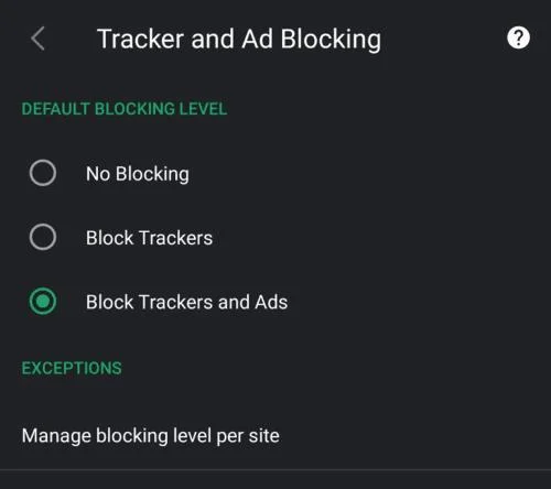 Vivaldi na Androida: jak włączyć blokowanie reklam