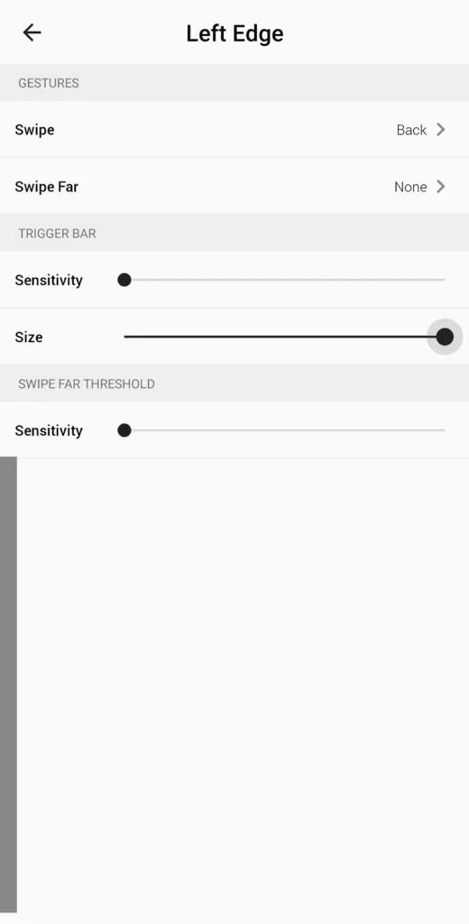 Androidのフルスクリーンジェスチャーアプリでジェスチャーを構成する方法
