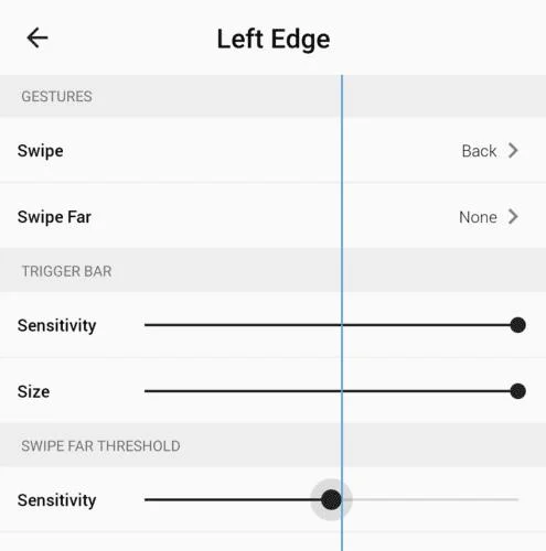 Androidのフルスクリーンジェスチャーアプリでジェスチャーを構成する方法