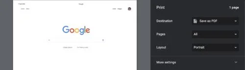 Zapisz strony Chrome jako pliki PDF