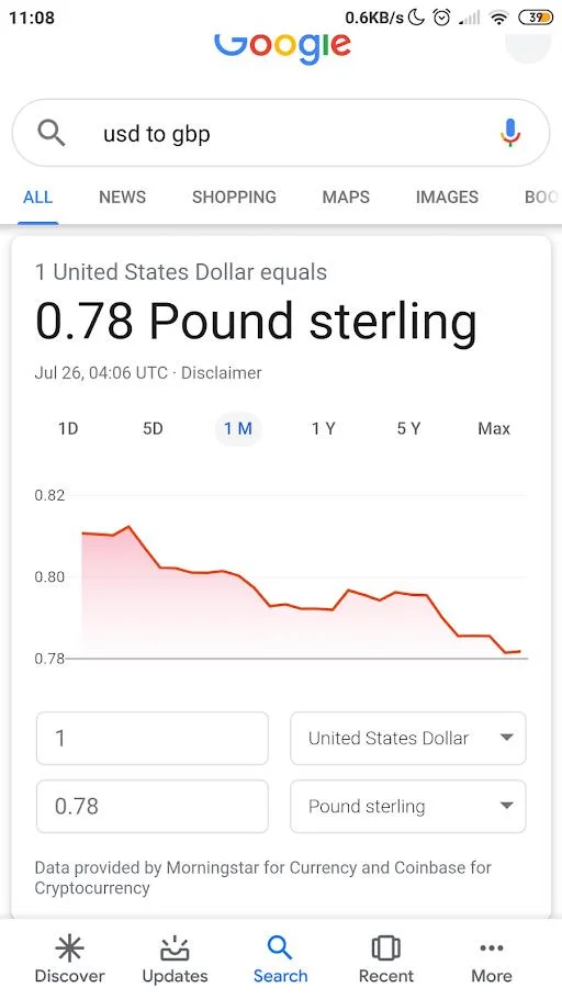 Usando conversões de unidades na calculadora Samsung